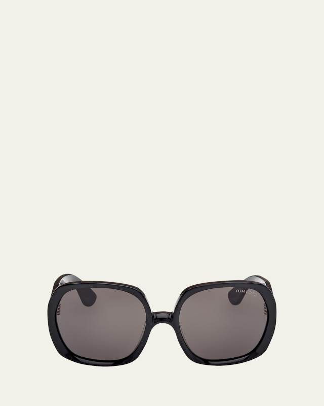 Saffron Acetate Round Sunglasses